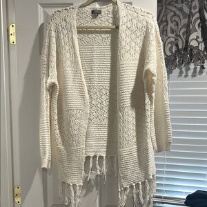 Fringe light cardigan